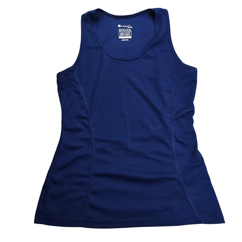 Mountain Warehouse Isocool Tank Top Womens Size 6 Navy Blue Excellent Activewear